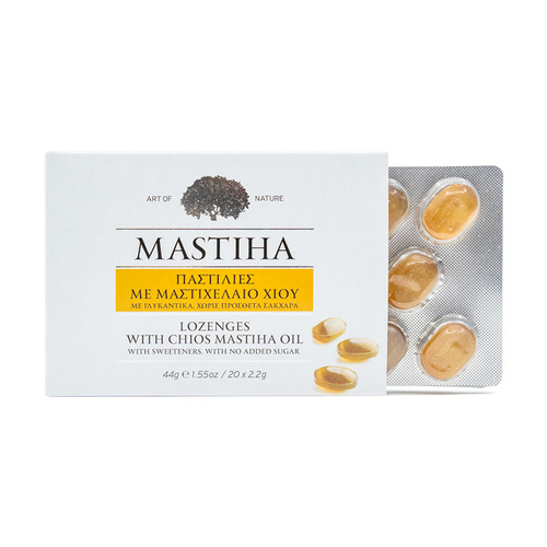 Pastilhas com mástique de Quios, 20 pastilhas