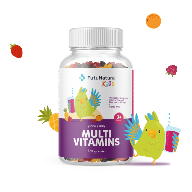 MULTI VITAMINS – Gomas para crianças com multivitaminas