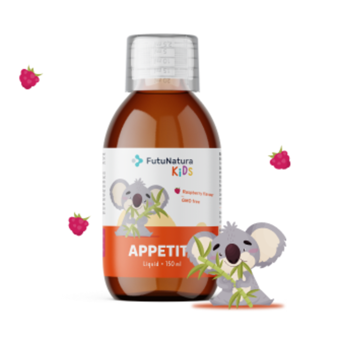 APPETITE – Suplemento em forma líquida para crianças para o apetite