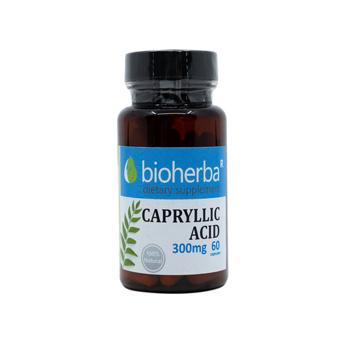 Ácido caprílico 300 mg, 60 cápsulas