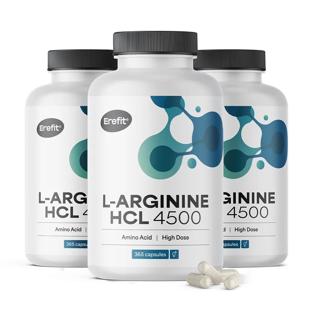 L-arginin HCL 4500 mg v kapsulah