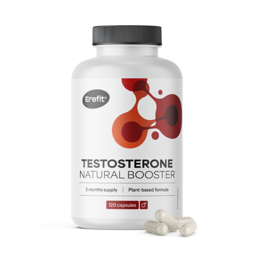 Testosterone - Natural Booster, 120 cápsulas