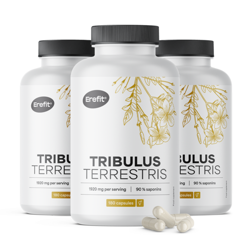 3x Tribulus 1920 mg, total de 540 cápsulas