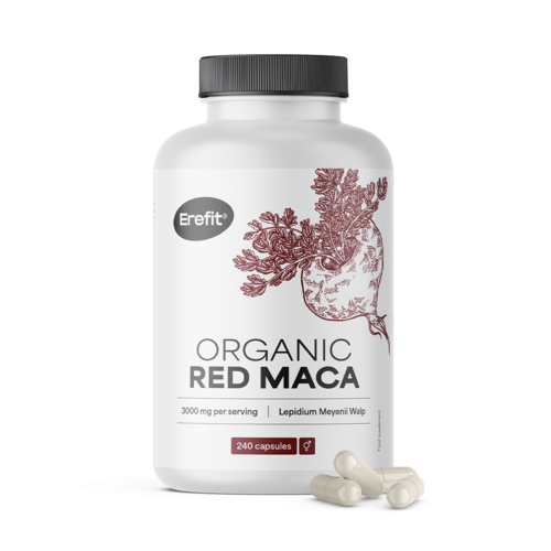 Maca vermelha BIO 3000 mg, 240 cápsulas