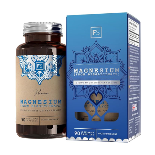 Bisglicinato de magnésio, 90 cápsulas