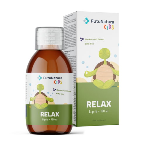 Relax – Suplemento em forma líquida para as crianças relaxarem, 150 ml