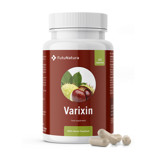 Varixin com castanha selvagem, 60 cápsulas