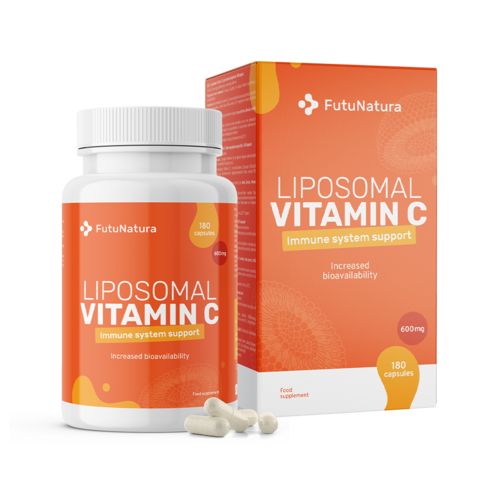Vitamina C lipossomal 1200 mg, 180 cápsulas