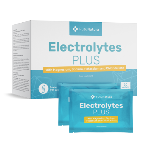 Eletrólitos – pó para preparação de bebida, 20 saquetas