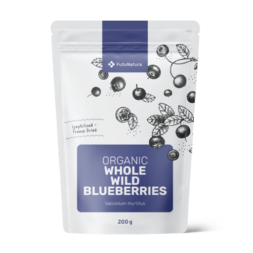 BIO Mirtilos Selvagens – inteiros, 200 g