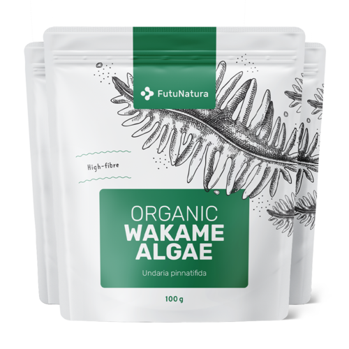 3x BIO Algas wakame, total de 300 g