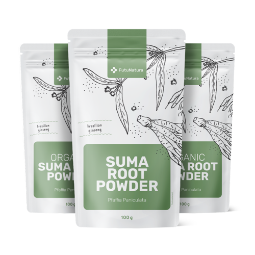 3x Raiz de Suma em pó, total de 300 g