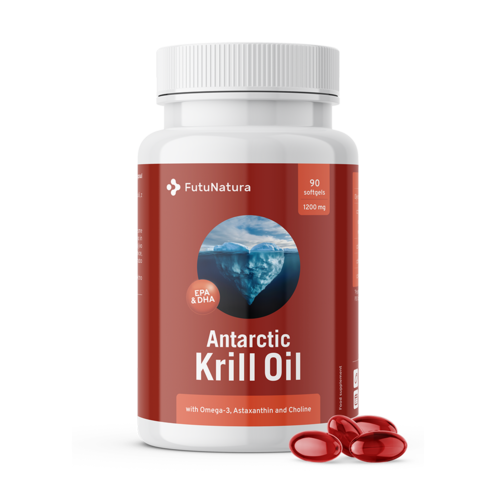 Óleo de krill 1200 mg, 90 cápsulas moles