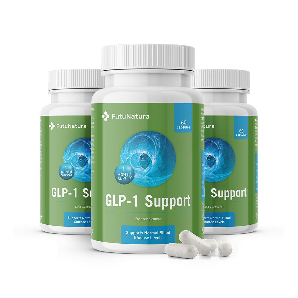 3x GLP-1 Support – complexo de extratos vegetais com crómio GLP-1 Support – kompleks rastlinskih izvlečkov s kromom