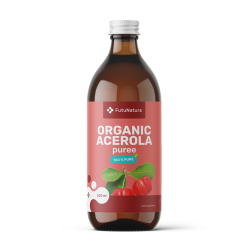 BIO Sumo de polpa de acerola, 500 ml