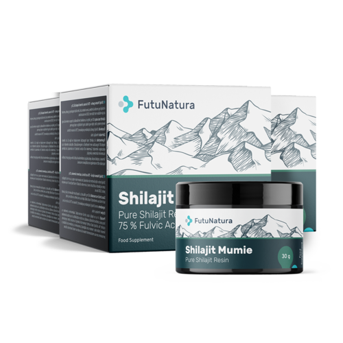 3x Shilajit Mumie resina – 75 % de ácido fúlvico, total de 90 g