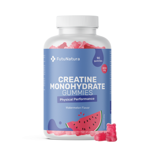 Monohidrato de creatina 3000 mg – melancia, 90 gomas