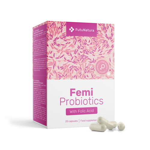 Femi Probiotics – para mulheres, 20 cápsulas