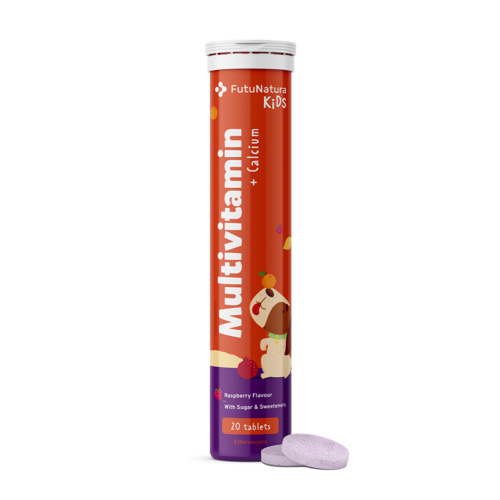 Multivitaminas para crianças, 20 comprimidos efervescentes