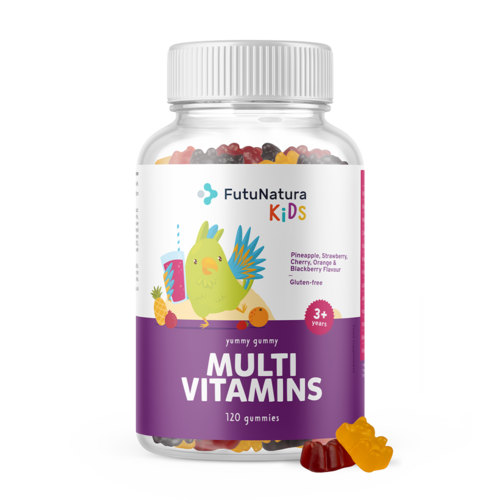 MULTI VITAMINS – Gomas para crianças com multivitaminas, 120 gomas