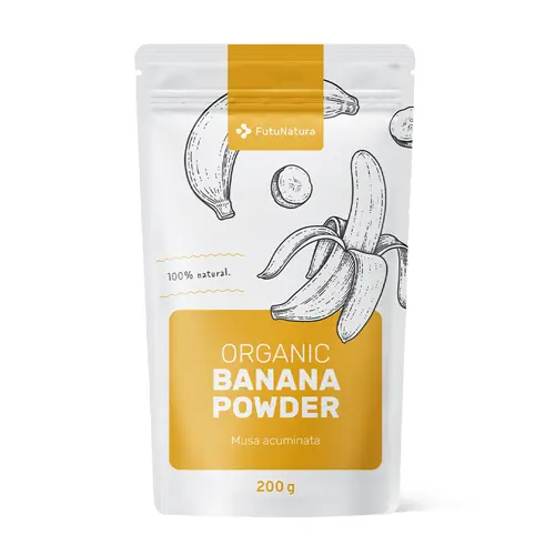 Banana orgânica em pó