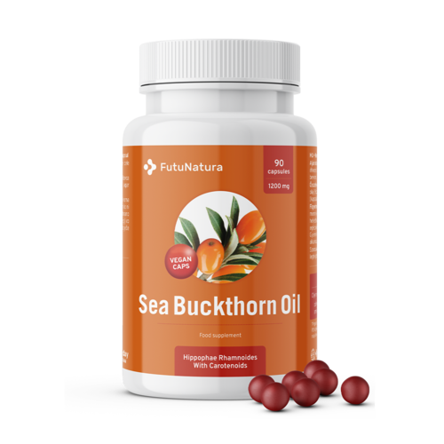 Óleo de espinheiro-marítimo 1200 mg, 90 cápsulas