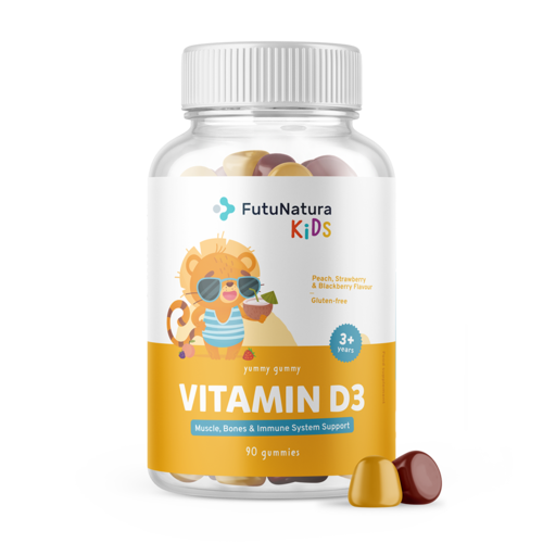 Vitamina D3 – gomas para crianças, 90 gomas