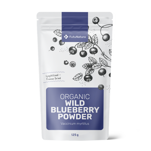 Mirtilos BIO em pó, 125 g