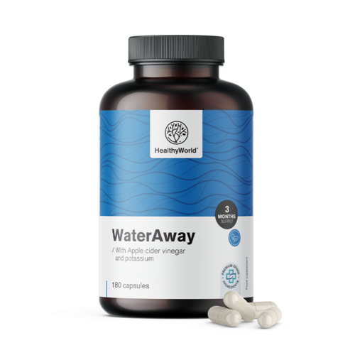 WaterAway – cápsulas para eliminação de água, 180 cápsulas