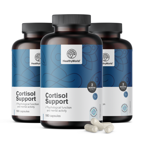 3x Cortisol Support, total de 540 cápsulas
