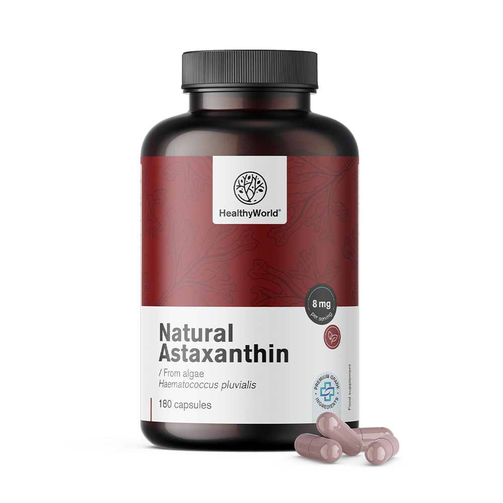 Astaxantina natural 160 mg em cápsulas