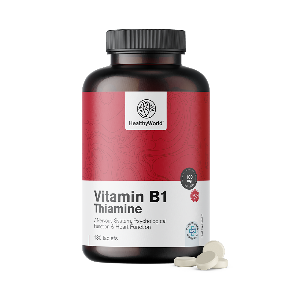 Vitamina B1 – tiamina 100 mg em comprimidos