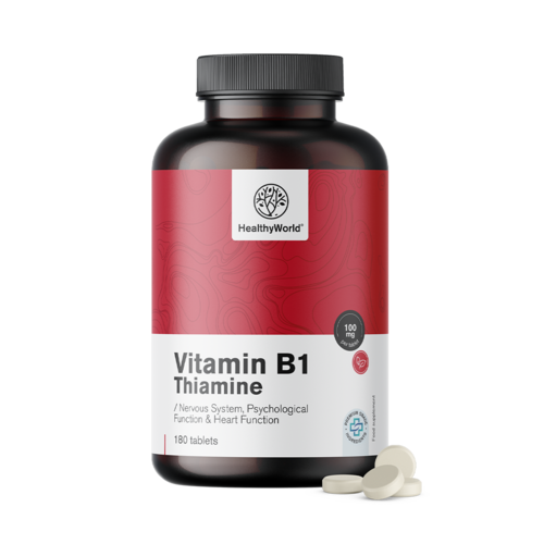 Vitamina B1 – tiamina 100 mg, 180 comprimidos