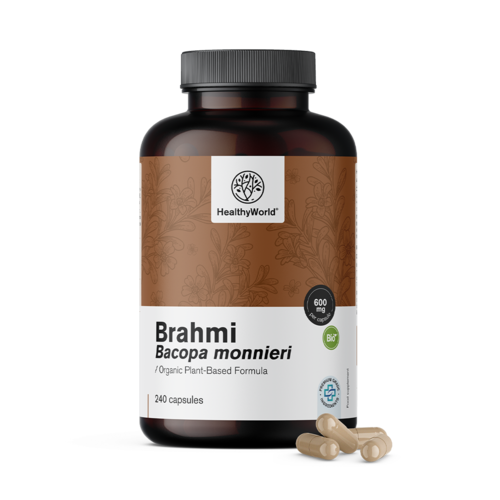 Brahmi 600 mg, 240 cápsulas