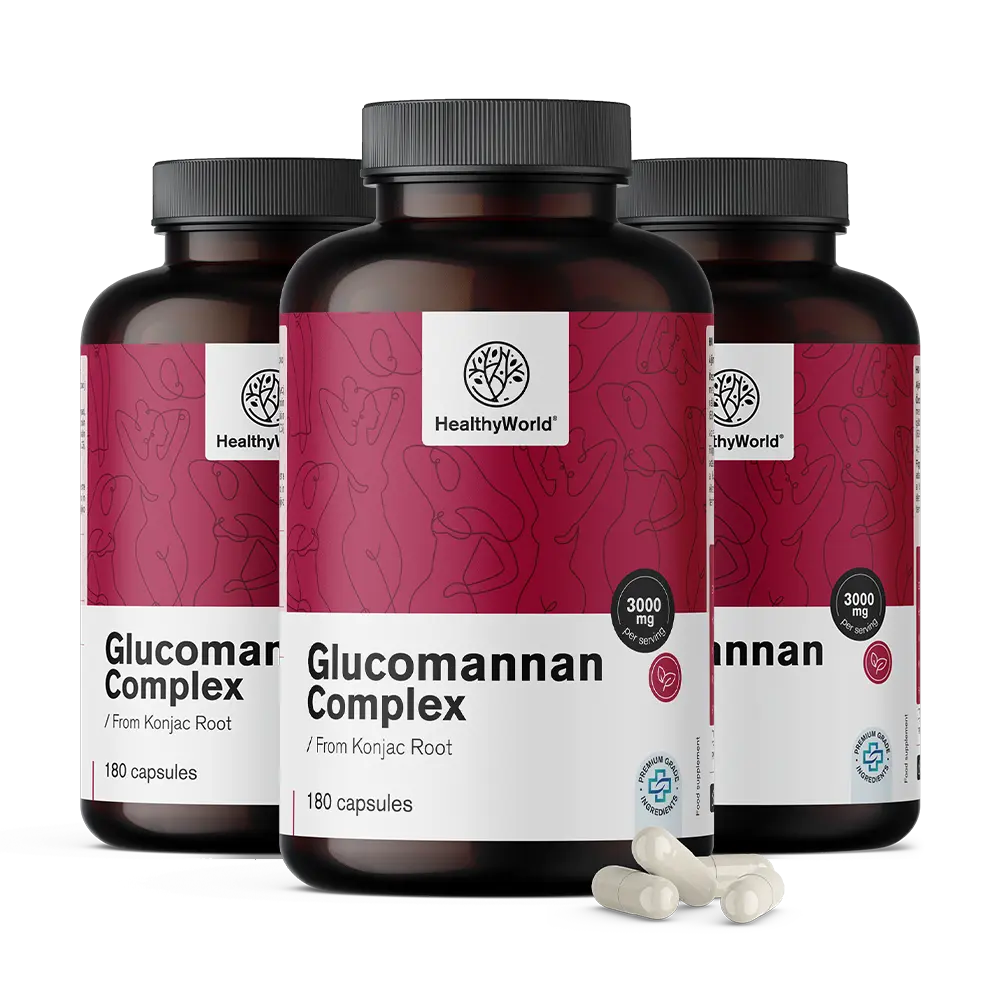 Glukomanan kompleks 3000 mg