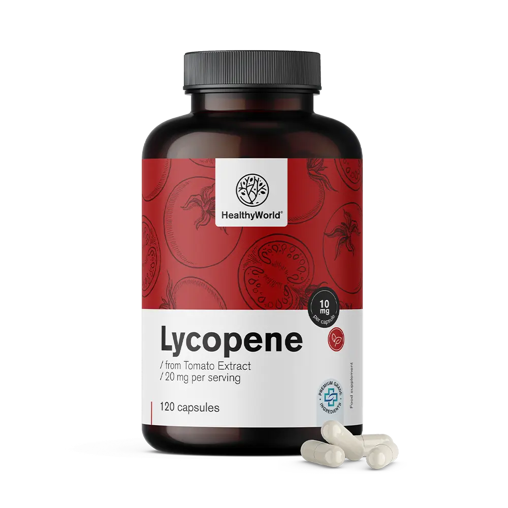 Licopeno 10 mg – do extrato de tomate