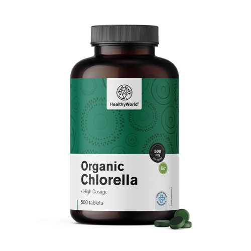 BIO Chlorella 500 mg, 500 comprimidos