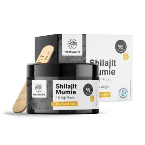 Shilajit Mumie 600 mg – resina, 30 g