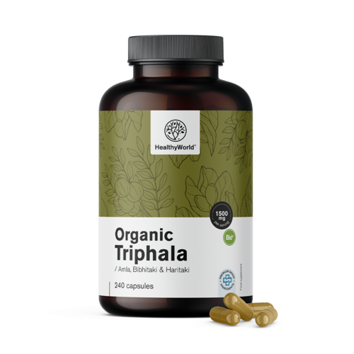 Triphala BIO 1500 mg, 240 cápsulas