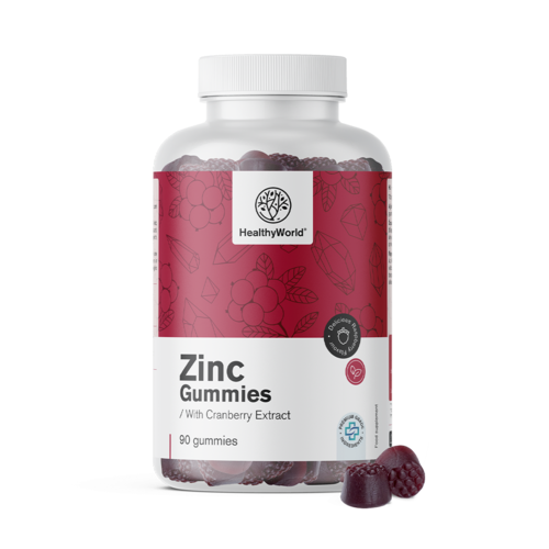 Zinco com extrato de arando, 90 gomas