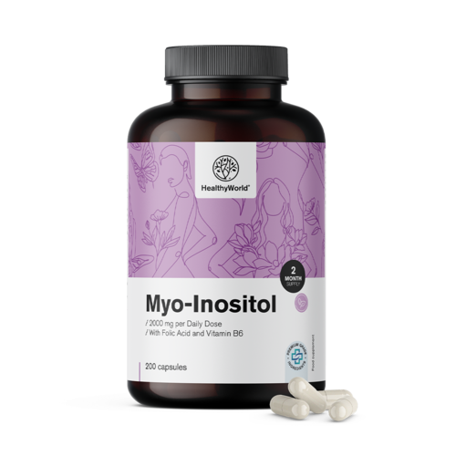 Mio-inositol 2000 mg, 200 cápsulas