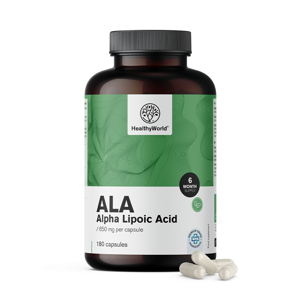 ALA - ácido alfa lipóico 650 mg