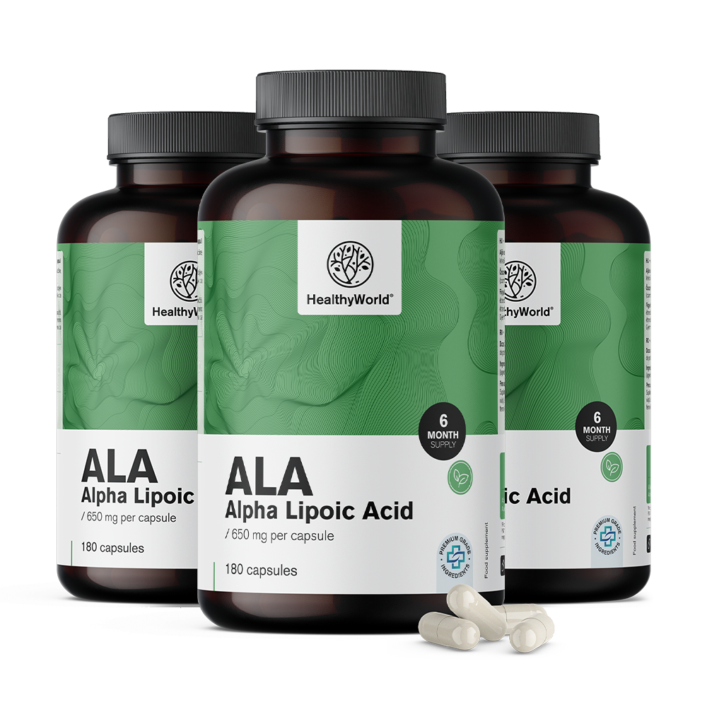 ALA - ácido alfa lipóico 650 mg