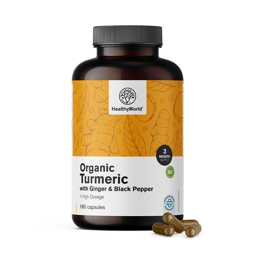 BIO Curcuma 1440 mg - com gengibre e pimenta preta BIO Curcuma 1440 mg - com gengibre e pimenta preta