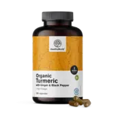 BIO Curcuma 1440 mg - com gengibre e pimenta preta, 180 cápsulas