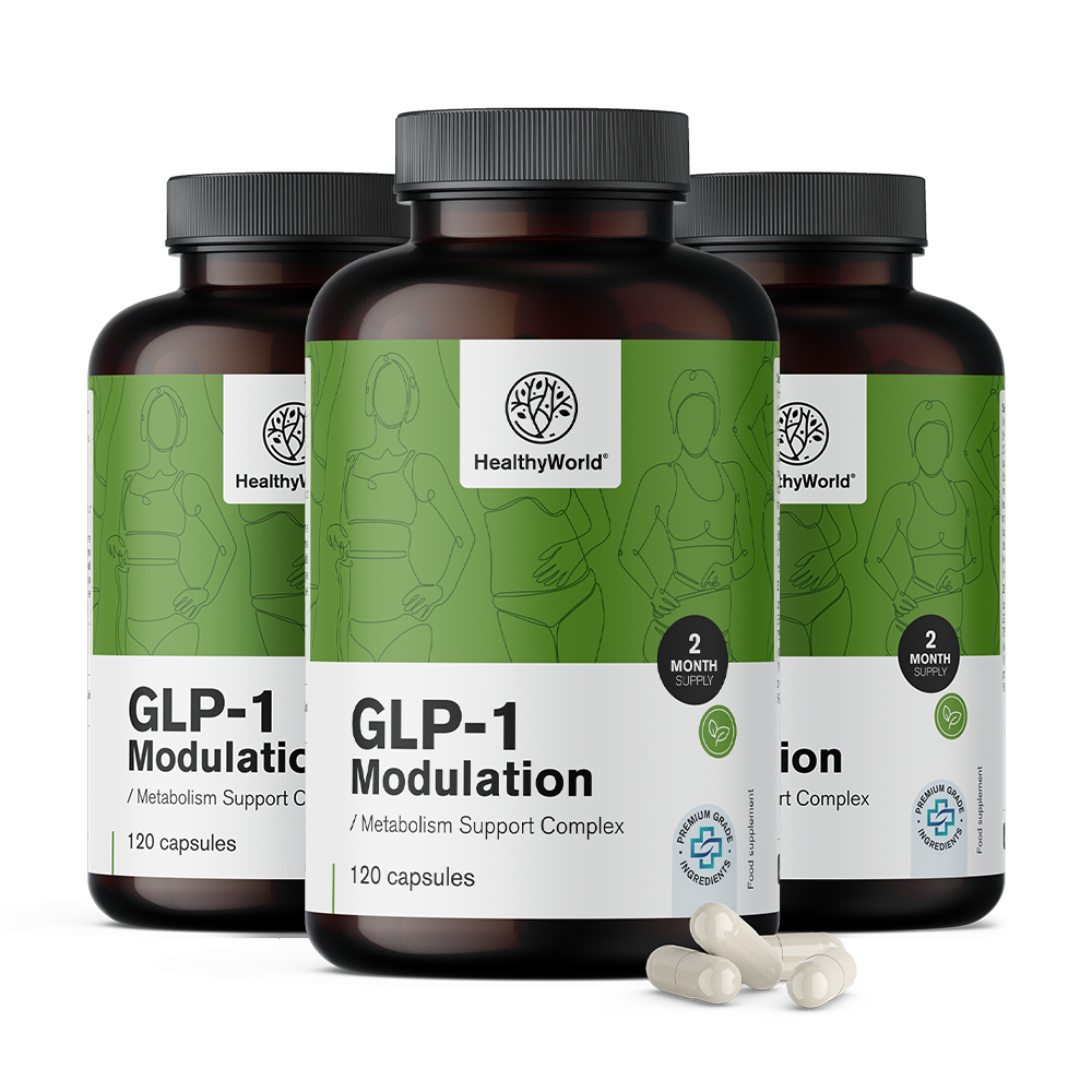3x GLP-1 Modulation – complexo de apoio ao metabolismo GLP-1 Modulation – complexo de apoio ao metabolismo