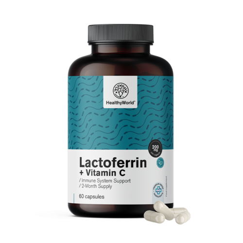 Lactoferrina 200 mg, 60 cápsulas