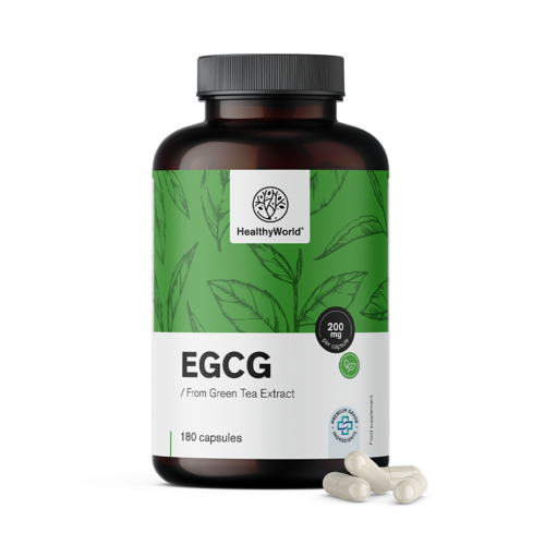 EGCG – do extrato de chá verde, 180 cápsulas