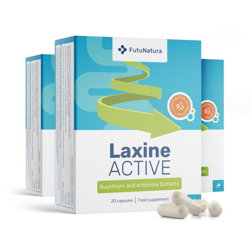 3x Laxine Active cápsulas, total de 60 cápsulas