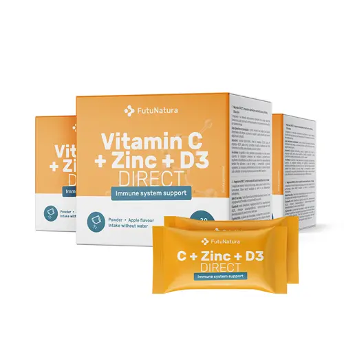 Vitamina C 500 + Zinco + D3 DIRECT
